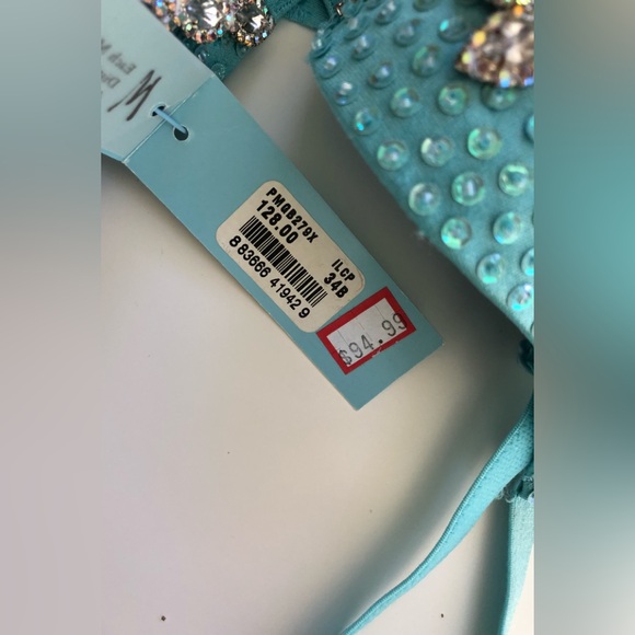 NWT! Marciano Jeweled Bra Size: 34B - Picture 6 of 14